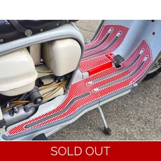 Floor Mat Series 3 & Gp/Dl White on Red  ST